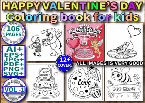 106 Happy Valentine’s Day Coloring Pages: Graphics & Coloring Pages