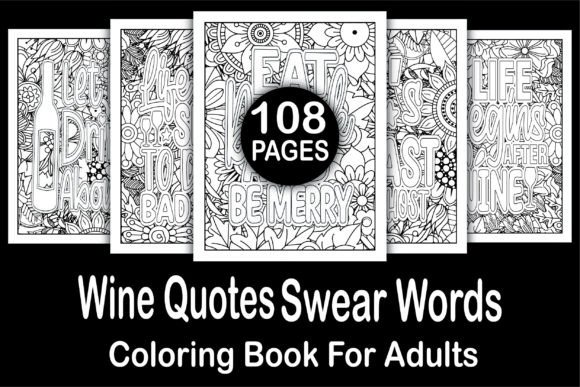 108 Wine Quotes Coloring Pages Graphics