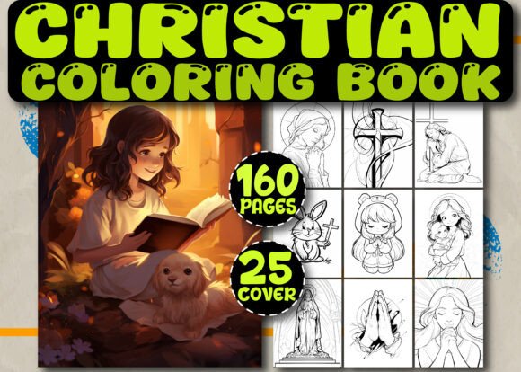 160 Christian Coloring Pages Kdp