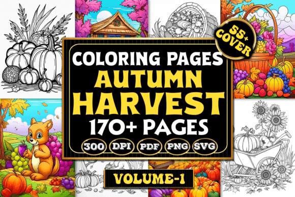 Autumn Harvest Coloring Pages