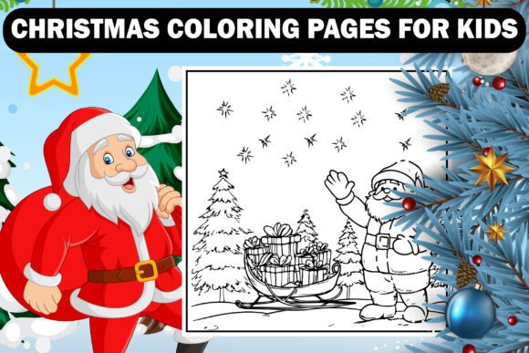 BOLD EASY CHRISTMAS COLORING PAGES VOL-2 Graphics