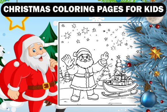 BOLD EASY CHRISTMAS COLORING PAGES VOL-5 Graphics