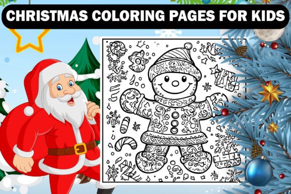 BOLD EASY CHRISTMAS COLORING PAGES VOL-7
