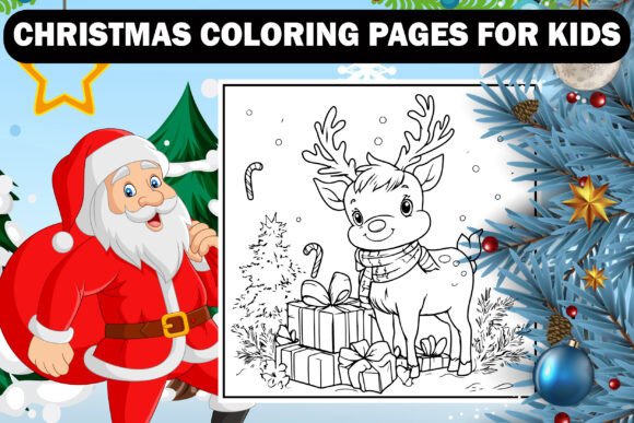 BOLD EASY CHRISTMAS COLORING PAGES VOL-9 Graphics