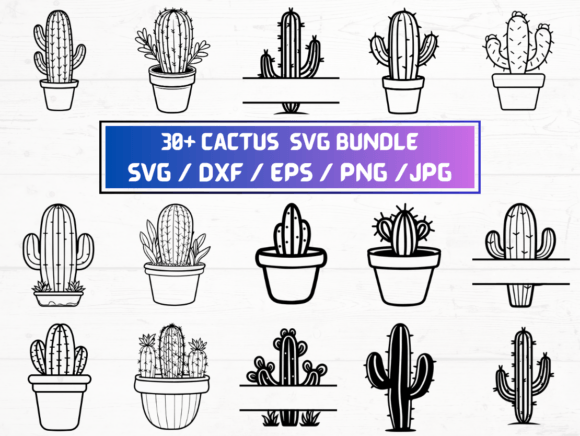 Cactus SVG: Graphics for Crafts & Local Branding