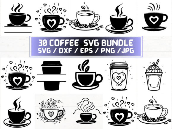 Coffee SVG: Graphics for Crafts & Local Branding