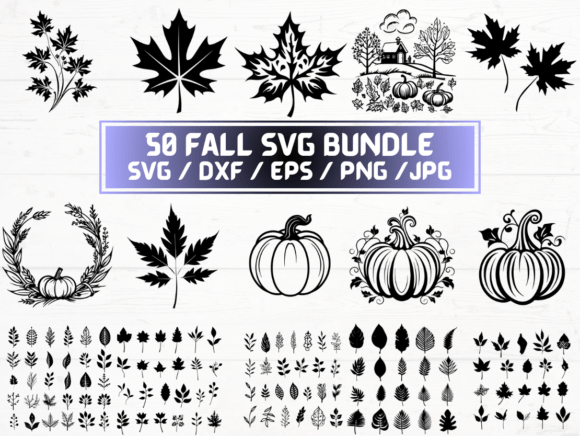 Fall SVG Graphics for Crafts Sellers